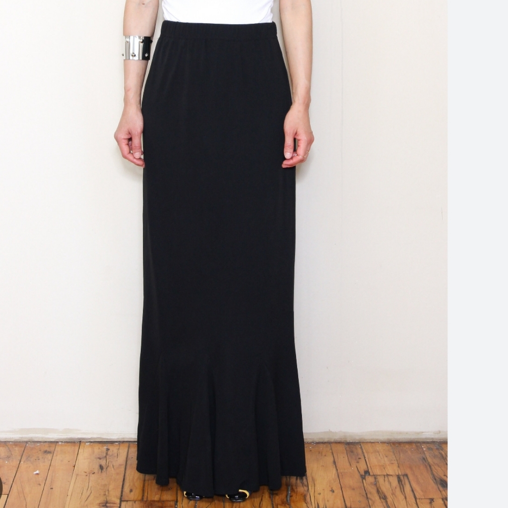 Vintage Kathy Collection New York Bohemian Maxi Skirt Size 12 Flowy Festival
